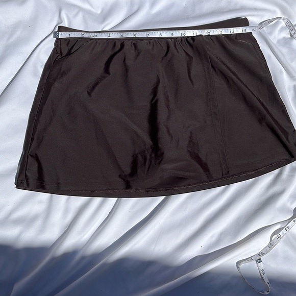 NWOT Croft & Barrow Brown Swim Skirt size 14 - Picture 6 of 6